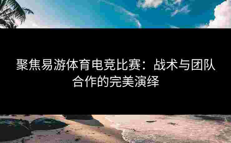 聚焦易游体育电竞比赛：战术与团队合作的完美演绎